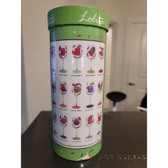 Lolita Love My Letter Wine Glass Collection - Picture 9 of 12